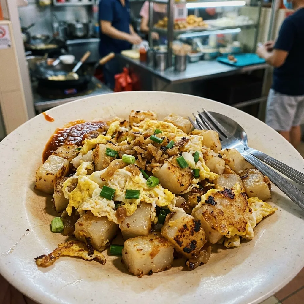 Fried Carrot Cake (Chai Tow Kway)