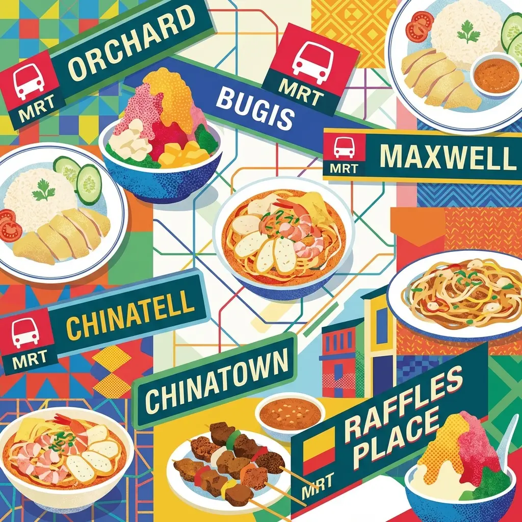 Favourite Hawker Centres by MRT Line