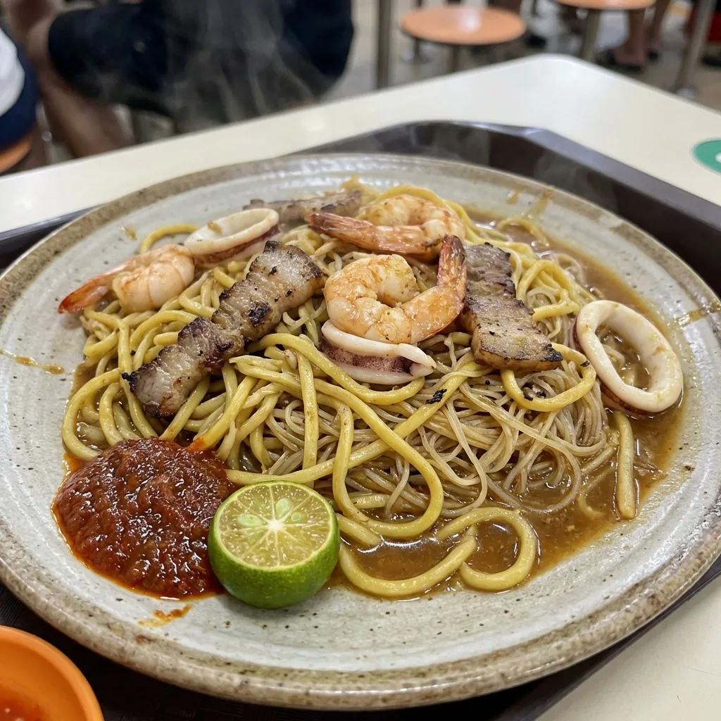Fried Hokkien Prawn Mee