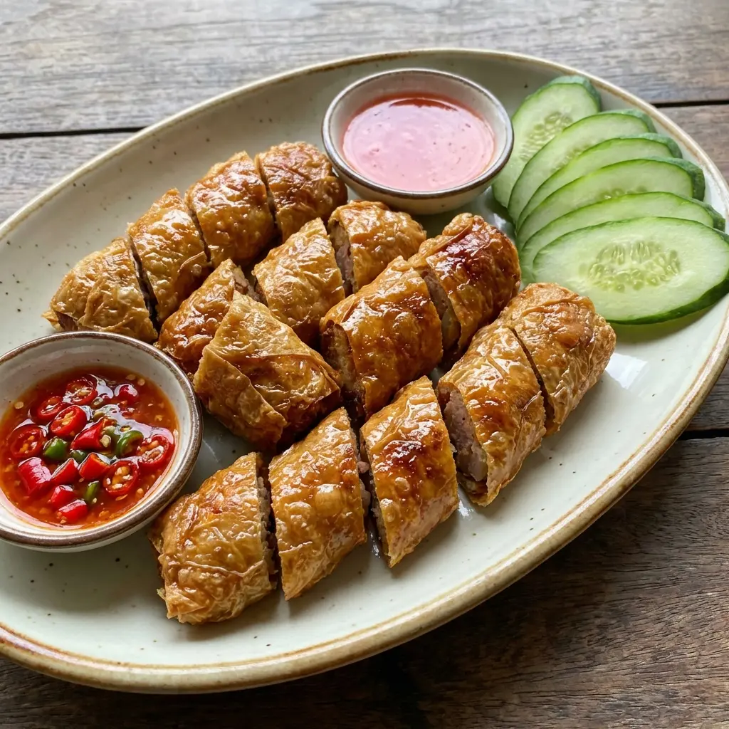 Ngoh Hiang (Five Spice Pork Rolls)